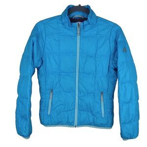Eddie Bauer Blue Down Insulated Puffer Jacket Kids Large 12